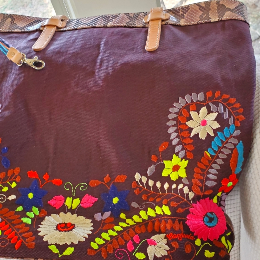 Consuela slim tote bag